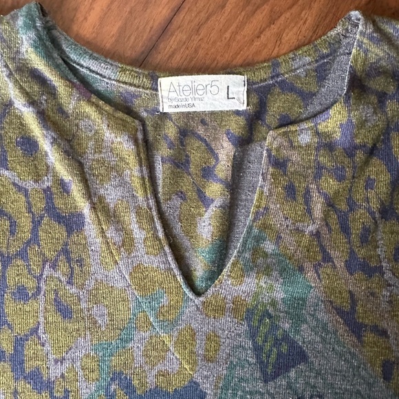 Multi Color Wool Dress - Picture 2 of 5